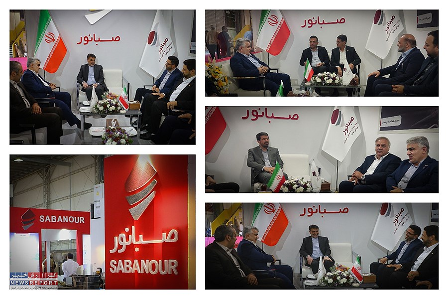 نمایندگان مجلس همدان از غرفه صبانور بازدید کردند؛ وعده حمایت از توسعه معدنی استان